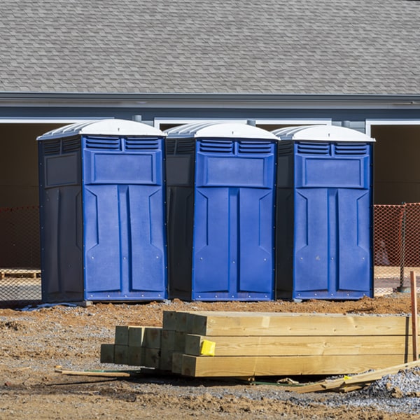 how do you ensure the portable toilets are secure and safe from vandalism during an event in Gulliver MI